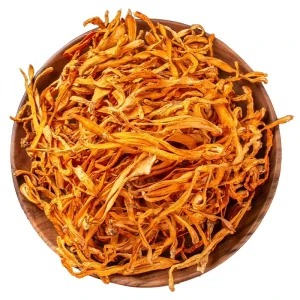 Golden Cordyceps Flower Natural Yellow Cordyceps Militaris Edible Fungus