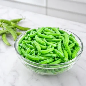Grade A Halal Frozen Sugar Snap Peas 100% Natural IQF Sweet Peas for Catering & Ready Meals