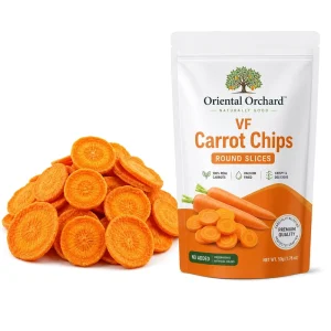 HALAL Kosher Certificate Dried Fruit Vegetable Vacuum Fried Carrot Chips Sweet Snack ODM OEM Retail Package PRIVATE LABEL