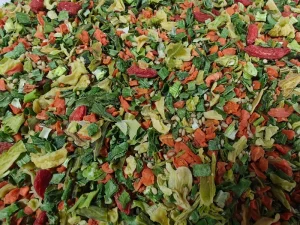 Halal Certified Air Dried Mixed Vegetables Sachet Packaging for Soup or Instant Noodles