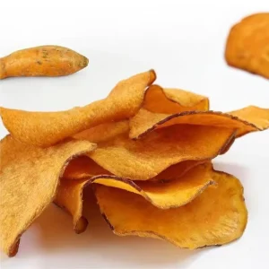 Healthy Crunch 100% Sweet Potato Vacuum Fried Chips Premium Fruit & Vegetable Snacks in Bag Semi Soft Texture Ready to Eat