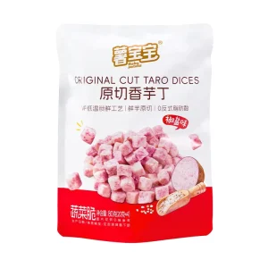 Healthy Low Temp Fried Taro Dices 80g Oil Reduced High Fiber Crunchy Taro Chips Ready Eat Source Factory Direct Price