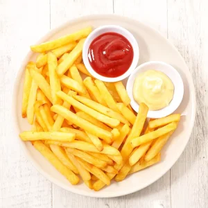 Healthy Snacks Dried Sweet Potato Strips Vacuum Fried VF Salty Soft Texture