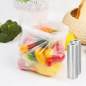 Heat-Seal HDPE Food Storage Bags, 11 x 19 Inches, on Roll, for Fruit and Vegetables