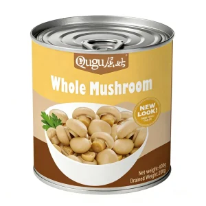 High Quality Canned Pure Mushroom Pieces Canned Whole Mushroom Canned king oyster Mushroom Slices