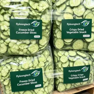 High Quality FD Dehydrated Green Freeze Dried Vegetables Cucumber Slices