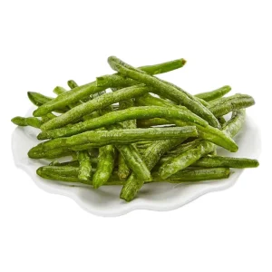High Quality Healthy Dried Vegetable Tasty Chips Snacks Fresh Green Beans Vacuum Fried in Bulk Packaging