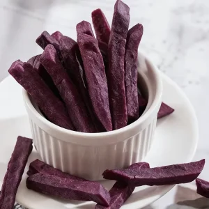 High Quality Sweet Crispy Low Fat Fried Fruit Vegetable Snacks Dried Sweet Potato Fries Soft Texture Packaged Healthy Natural