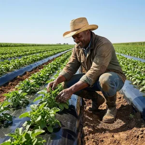 High Tensile Strength Agricultural Mulch Film for Strawberry and Vegetable Farming