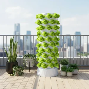 Hydroponics Aeroponics Pineapple Tower Growing System Large Plastic Indoor Garden Planter