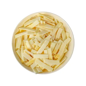 IQF Frozen Bamboo Shoot Slice BRC HACCP Certified Premium Raw Materials Blanched Frozen Vegetables High Quality Freezing Process
