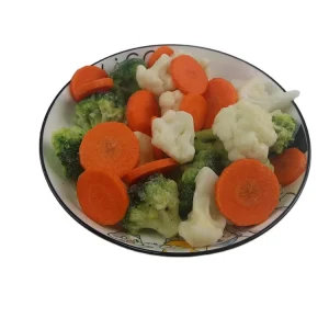 IQF Frozen Custom Mixed Vegetables Carrot Corn Green Beans Green Peas Cauliflower Potato Sticks Fungus and Broccoli Freezing