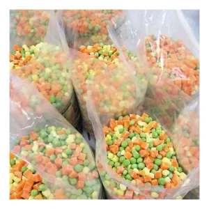 IQF Frozen Mixed Vegetables 3 Ways Carrots Beans Peas Origin China