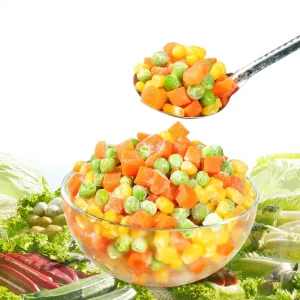 IQF Frozen Mixed Vegetables 4 Way Mix in Bag BRC HACCP Certified Bulk Veggie Blend Factory Direct Export Price