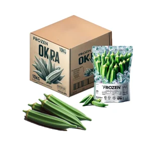 IQF Frozen Okra Whole or Okra Cut in Frozen Vegetables Okra