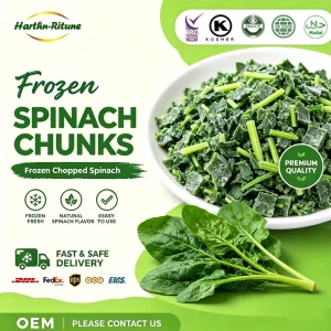 IQF Frozen Spinach HACCP Certified Bulk Pack 10kg