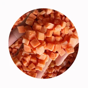 IQF Price Cutting Frozen Carrot Sliced Round Square Pattern Slice Strip Healthy Natural Bulk Organic Freeze Freezing