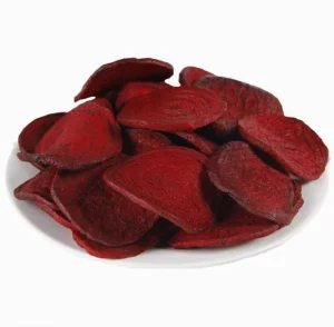 Instant Dried Beetroot Chips Snack Crispy Low Calorie 1kg