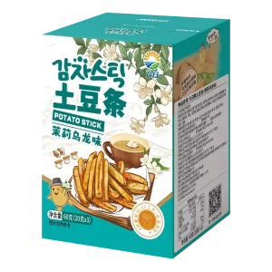 JIUR New Release Jasmine Oolong Sweet Potato Sticks Crispy Salty Healthy Trans Fat Free High Quality Snacks Box OEM Halal