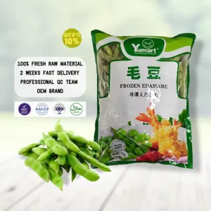 Japanese Style Fresh IQF Ready to Eat Vegetables Frozen Edamame Peeled Ready to Use Vegetables