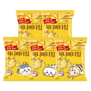 Korea Imported 70g Haitais Snacks Crispy Fried Sweet Potato Chips with Hard Texture Low Fat Packaged in a Bag