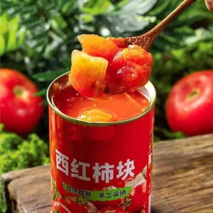 Longkun Machinery Tomato Diced Canned Food Line Fully Automatic 5000kg Capacity 380V Free Provision Factory Planning Scheme