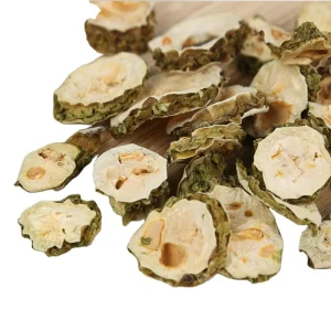 Low Calorie High Fiber Dried Bitter Gourd Chips for Dietary Supplements & Culinary Applications