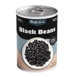 MRE Manufacturer New Season 12 Tins Black Beans USA Market Canned Black Beans in Brine