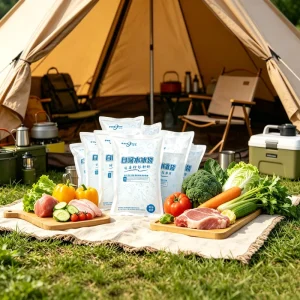 Manufacturers Custom Disposable Ice Bag Refrigerated Self Absorbing Water Ice Cold Packs
