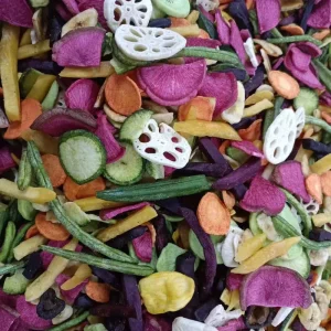 Mixed Dehydrated Vegetable Crisps Dried Vegetables and Dried Fruit Bulk Packaging