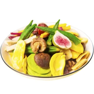 Mixed Fruit and Vegetable Crisps Sweet Dried Mango Regular Version Vacuum Low Temperature Dehydrated Snacks