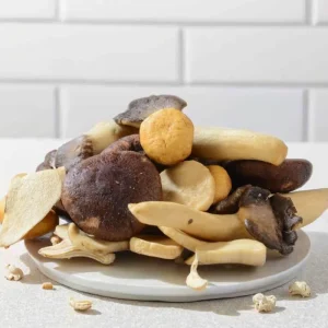 Mushroom Crisp Slices Vacuum Low-Temperature Fried Ready-to-Eat Snacks Boxed 2kg