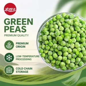 NYF Organic Frozen Sweet Green Peas Highest Level Grade IQF Fresh Green Beans 10kg Bag Shandong Origin