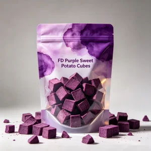 Natrual Dried Dehydrated Purple Sweet Potato Cube FD Purple Sweet Potato Diced Freeze Dried Purple Sweet Potato Cubes
