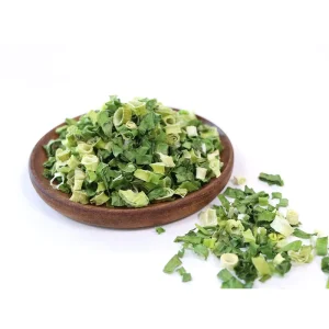 Natural AD-Dried Organic Scallion Sliced 3-5mm 7% Moisture 10kg 24-Month Shelf Life