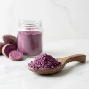 Natural Food Grade Vitamin Plant Extract Water Soluble Purple Wild Yam Root Powder In Bottle & Vacuum Packed