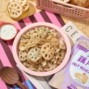 No Sugar Dried Oil-Fried Seaweed Lotus Root Tempura Crisps