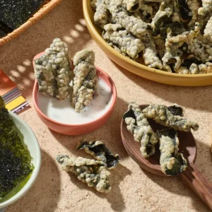 No Sugar High Temperature Oil Fried Dried Seaweed Chili Pepper Tempura Healthy Vegetable Crisps Snack Food Leisure Food Snacks