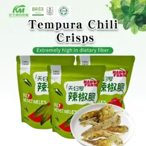 No Sugar Vegetable Crisps Chili Pepper Tempura Healthy Snack Food Leisure Food Snacks High Temperature Oil Fried Dried