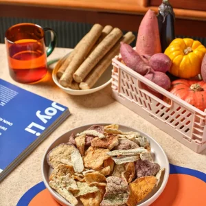 Nutritious Low Calorie High Dietary Fiber Preservative Free Additive Free Satiety Snack Seaweed Flavor Mixed Vegetable Crisps