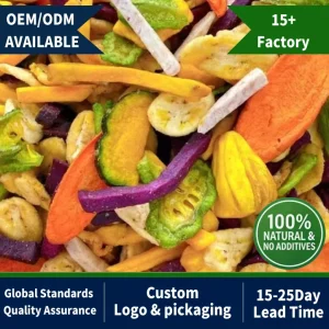 OEM Freeze Dried Crispy Fruit and Vegetable Snack Dried Fruits and Vegetables