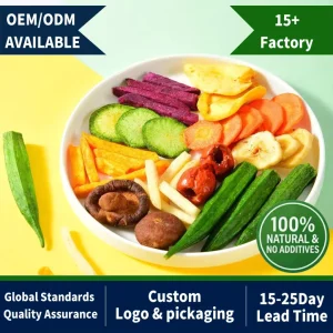 OEM Frutas Liofilizadas Freeze Dried Ingredients for Bakery Pure Natural FD Fruit for Baby Food Dried Fruit Dried Vegetables