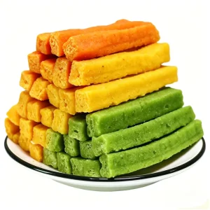 OEM High Fiber Digestive Support Private Label Natural Veggie Sticks Vegetable Chews Pet Food Dog Food Pet Snacks Dog Treats