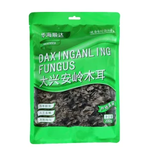 OEM ODM Factory Price Dried Mushroom Edible Fungus DAXINGANLING Black Fungus 200g for Supermarkets
