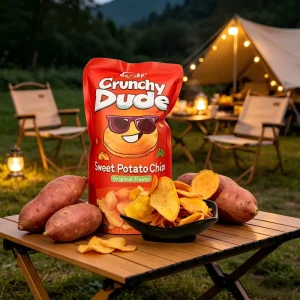 OEM Private Label Crunchy Sweet Potato Chips Bulk Export Quality Snacks with HACCP Certified