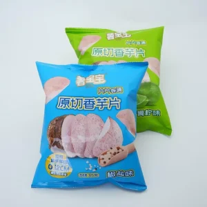 OEM Taro Chips Vegetable Snacks in Bag Packaging Baby Potato Taro Chips 35 g Lime Flavor