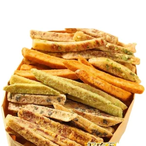 OEM Taro Crispy Sticks Dried Taro Strips 100% Natural Dried Vegetables Ideal for Tea Time