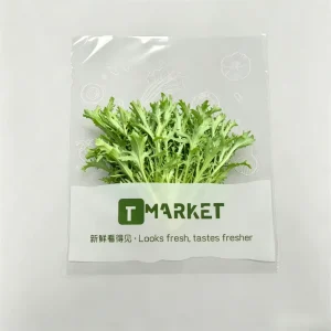 OPP Anti Fog Vegetable Bags Custom Printed & Customizable Shape Fresh Keeping Plastic Bags for Lettuce
