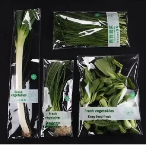 OPP Fresh Vegetables Packaging Innovative Plastic Package Bag