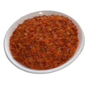 Organic AD Dehydrated Dried Carrot Flakes and Powder 3*3 Dried Vegetables
